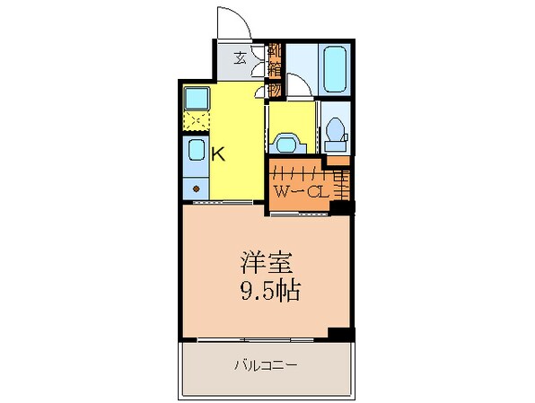 リ－サイド豊津の物件間取画像